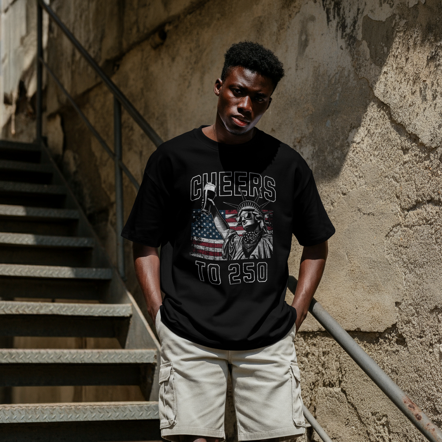 Oversized Cheers T-Shirt